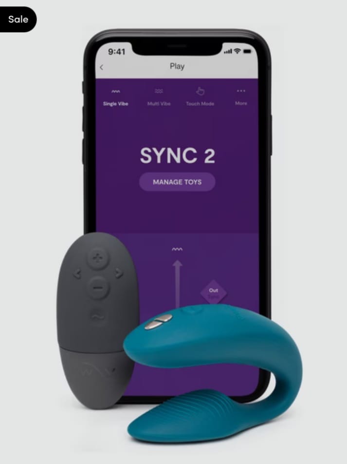 We-Vibe Sync 2 Remote Control & App Rechargeable Couple's Vibrator